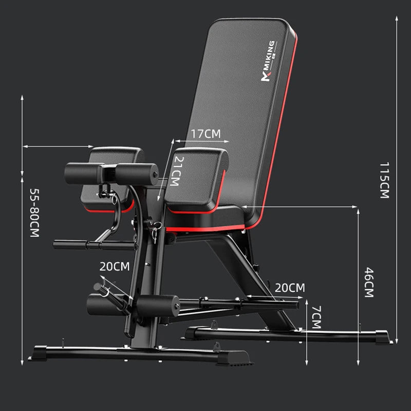 New Upgraded Multi-function Weightlifting Bench, Home Abdominal Waist Fitness Bench, Dumbbell Training Stool