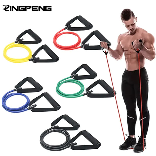 Premium Resistance Bands with Handles – Full-Body Workout Bands for Men & Women, Home Gym Strength Training Equipment, Durable Exercise Bands for All Fitness Levels